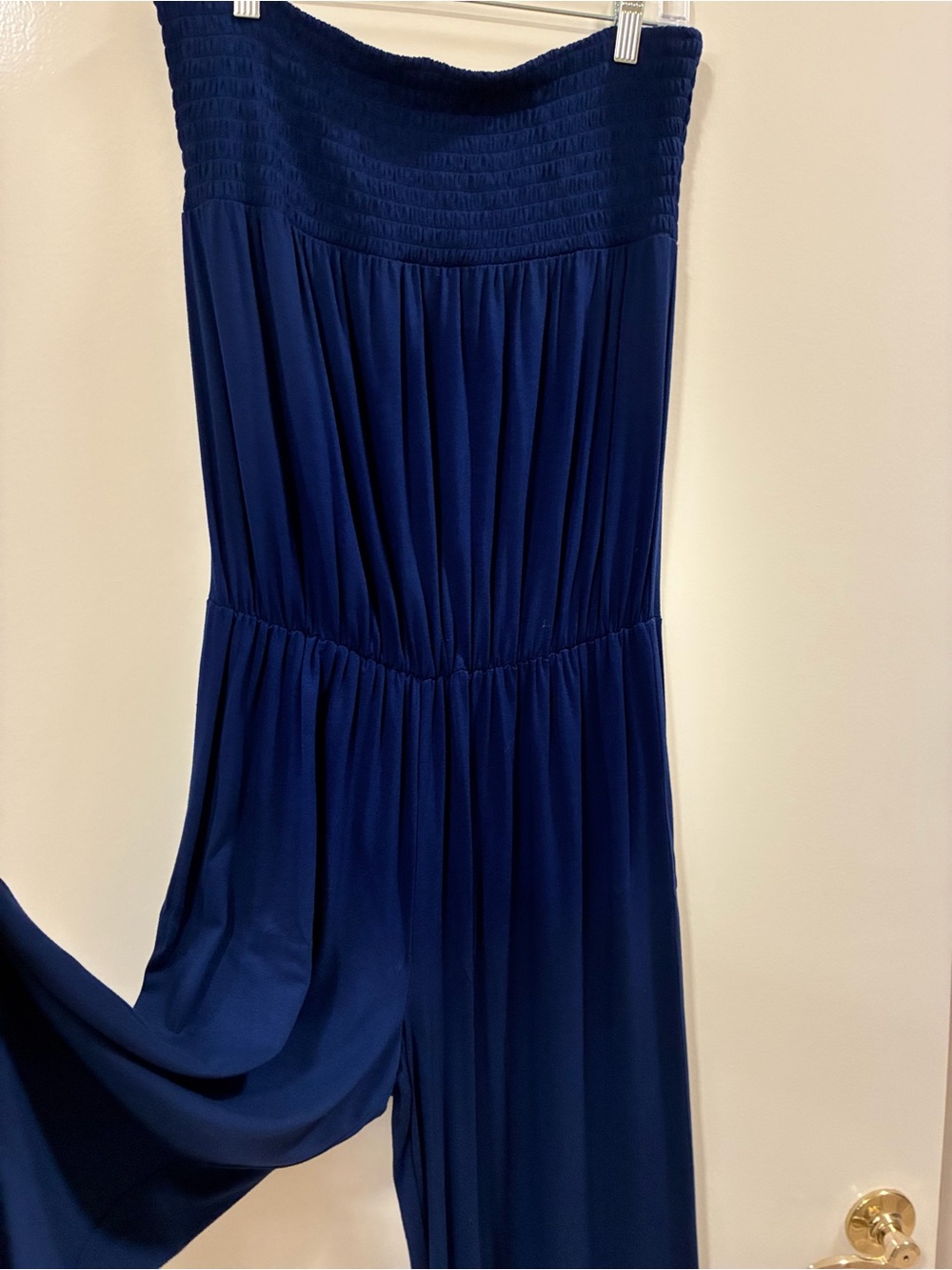 Victoria's Secret Navy Strapless Jumpsuit
